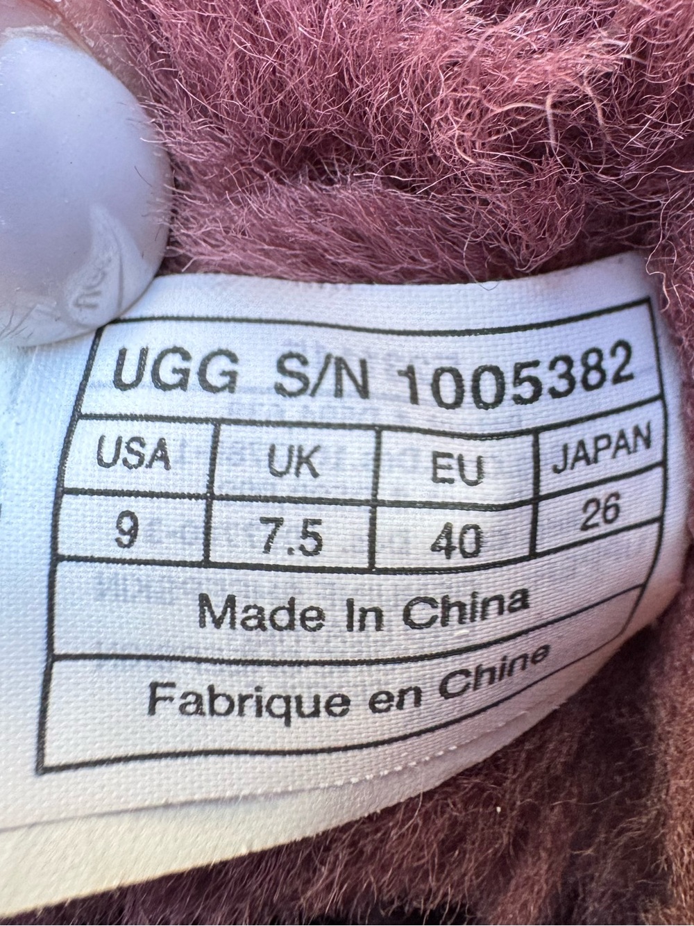 Women’s UGG Azalea charm boots in plum - Picture 3 of 12